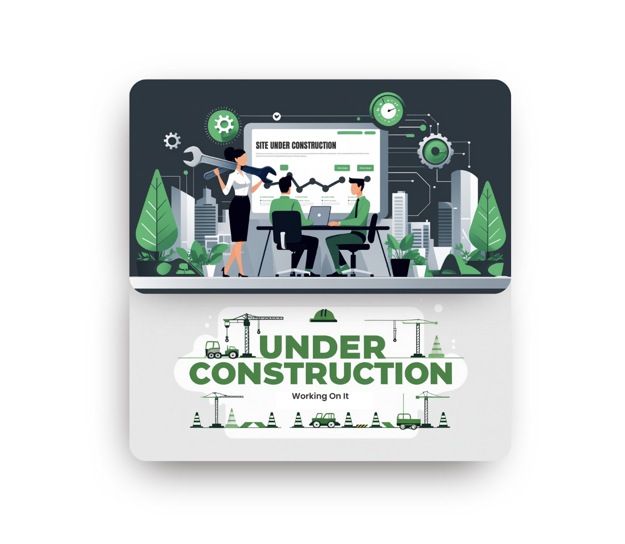 Site Under Construction Illustration