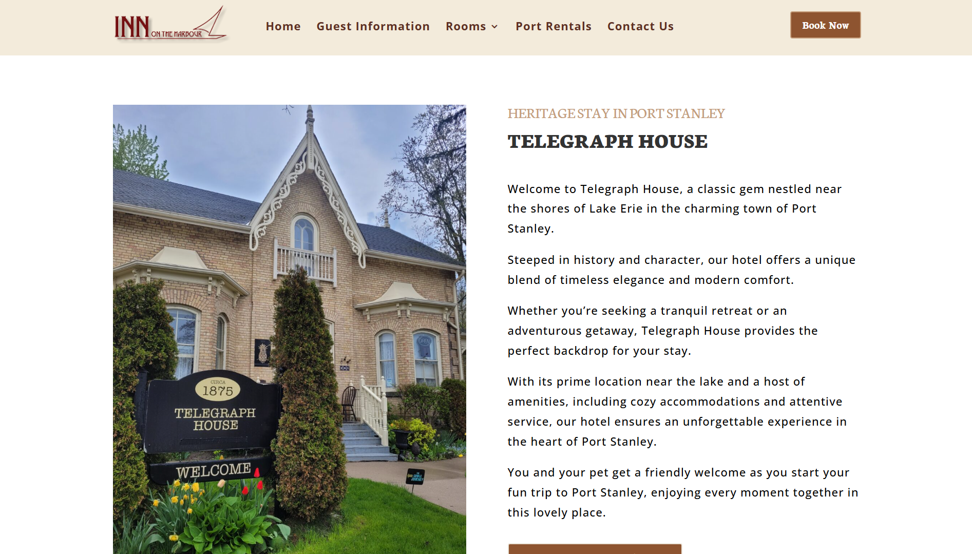 Inn on the harbour website