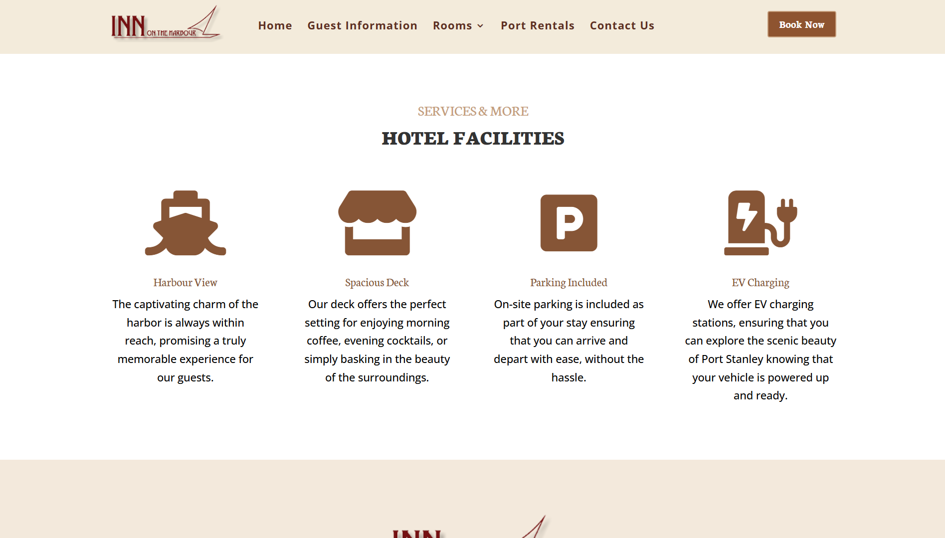 Inn on the harbour website