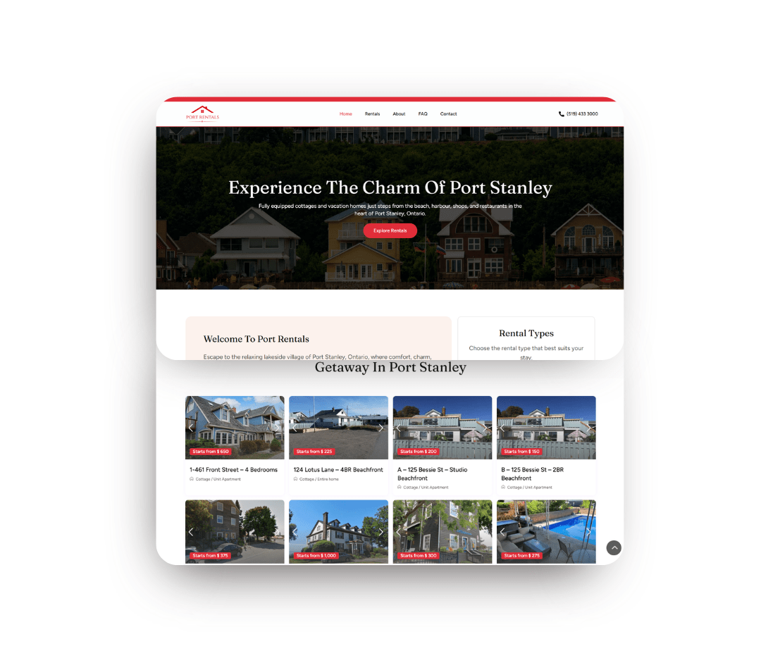 Heritage Port Stanley Website